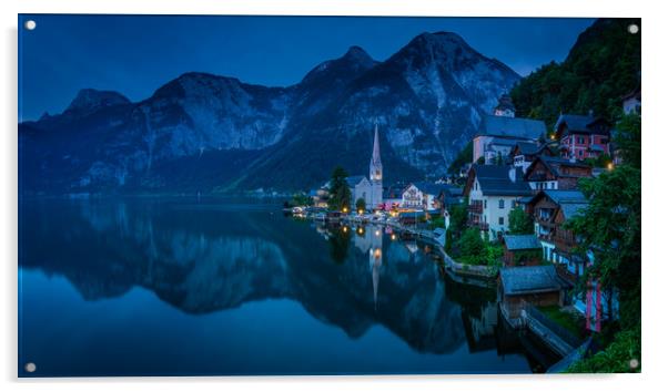 Hallstatt Acrylic by Mariusz Wozinski