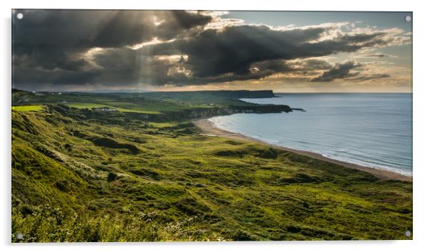 Whitepark Bay Acrylic by Mariusz Wozinski