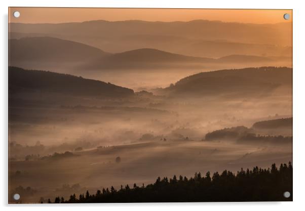 Klodzko Valley Acrylic by Mariusz Wozinski