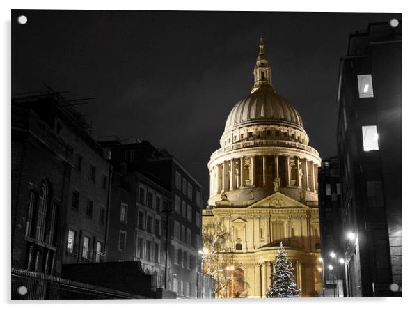 St Pauls Cathedral Acrylic by Phil Dutton