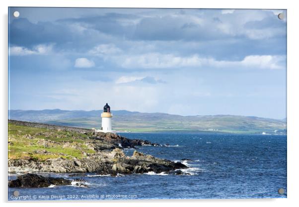 Loch Indaal Lighthouse Acrylic by Kasia Design