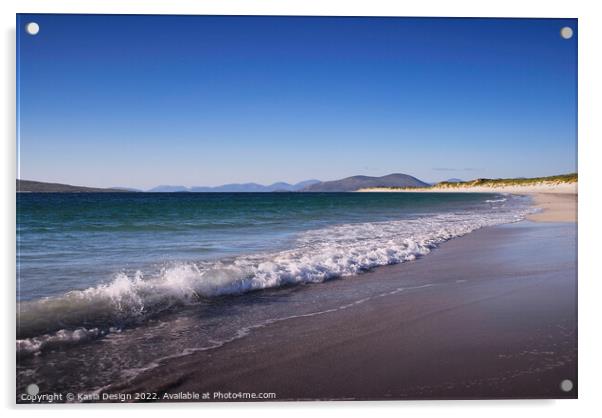The Famous West Beach Berneray Acrylic by Kasia Design
