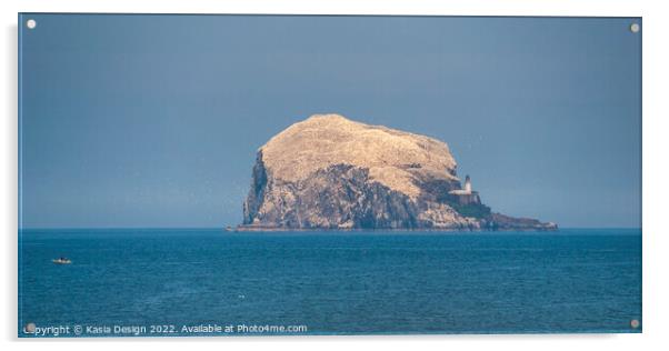 The Bass Rock in all its Magnificence Acrylic by Kasia Design