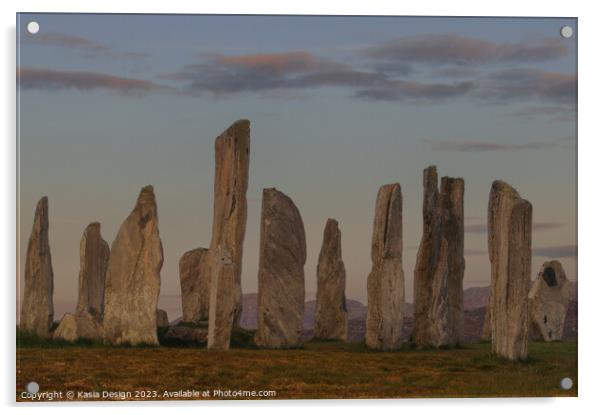 Callanish Stones Ancient Mysteries Acrylic by Kasia Design