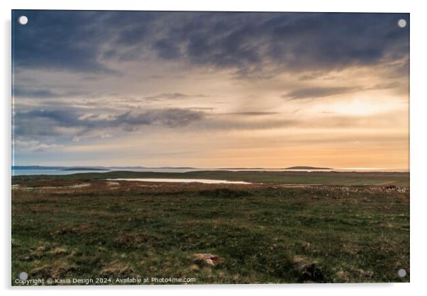 Berneray Golden Hour Acrylic by Kasia Design