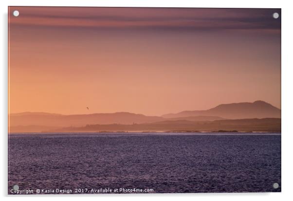 Loch Indaal Sunrise, Port Charlotte, Islay Acrylic by Kasia Design