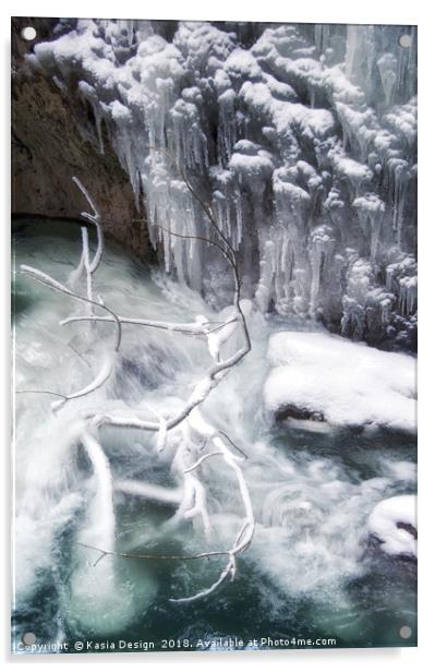 Nature's Frozen Work of Art Acrylic by Kasia Design
