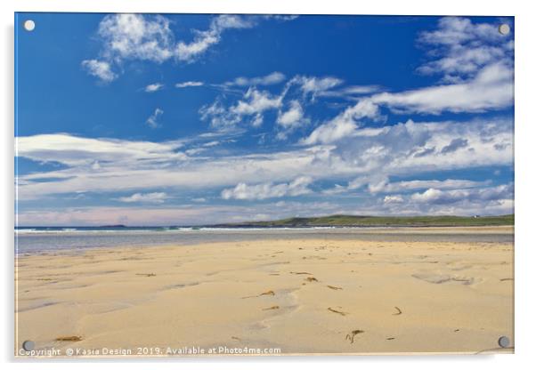 Miles and Miles of Sand, Machir Bay, Islay Acrylic by Kasia Design