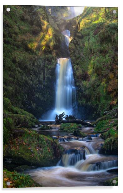 Enchanted Waterfall Acrylic by Clive Ashton