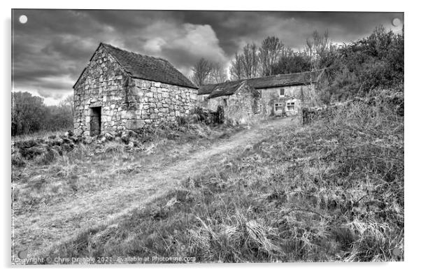 Abandoned Farm Acrylic by Chris Drabble