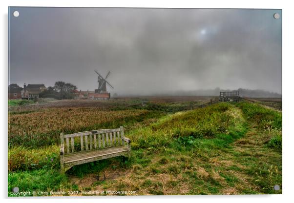 Cley-next-the-Sea Windmill  Acrylic by Chris Drabble