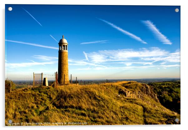 Crich Stand Acrylic by Chris Drabble