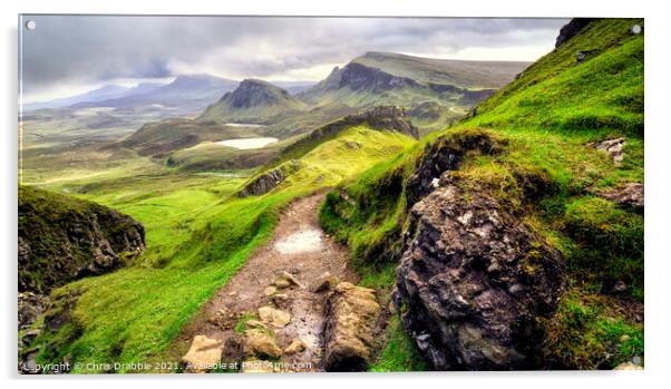 Into the Quiraing Acrylic by Chris Drabble
