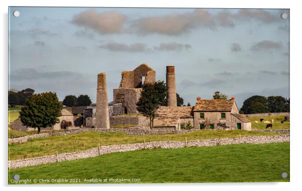 Magpie Mine from the stile Acrylic by Chris Drabble