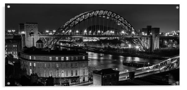 Tyne Bridge Acrylic by Andy Gibbins