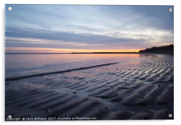 Dusky Shores Acrylic by Chris Williams