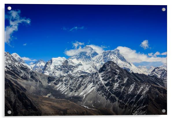 Mount Everest. Acrylic by Sergey Fedoskin