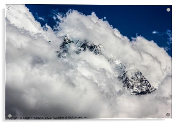 Himalaya.  Acrylic by Sergey Fedoskin