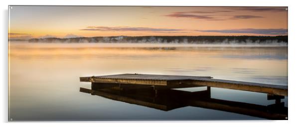 Early morning Acrylic by Hamperium Photography