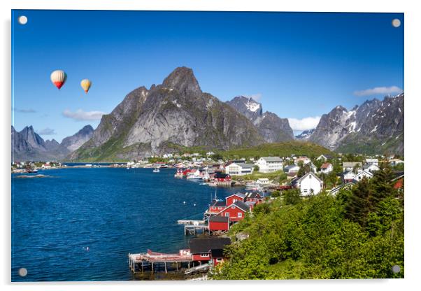 Lofoten Norway Acrylic by Hamperium Photography