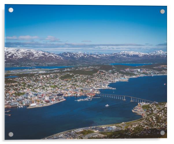 Tromsø, the Paris of the north Acrylic by Hamperium Photography
