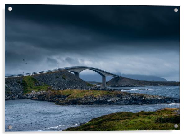 the atlantic ocean road Acrylic by Hamperium Photography