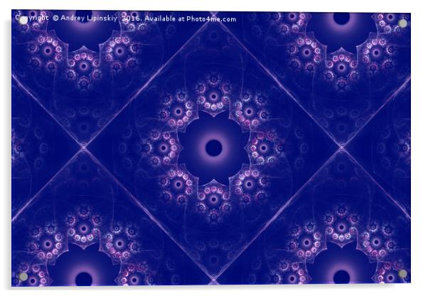fractal pattern Acrylic by Andrey Lipinskiy