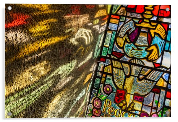 Stained Glass Acrylic by M Meadley