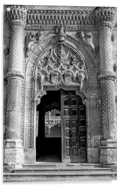 Gates of palace in Guadalajara Acrylic by Igor Krylov