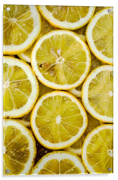 Slices of lemons Acrylic by Igor Krylov