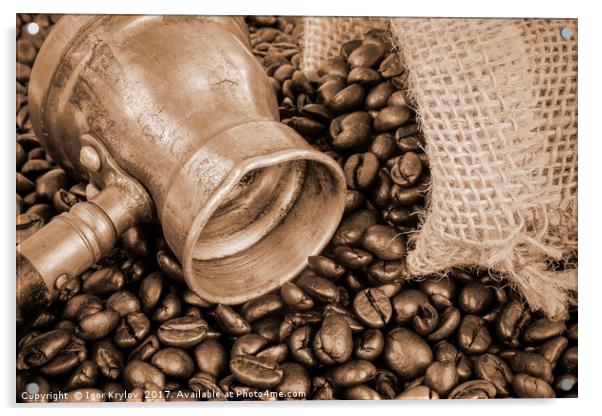 Arab coffee pot Acrylic by Igor Krylov