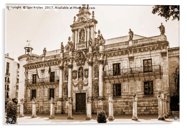  University in Valladolid Acrylic by Igor Krylov