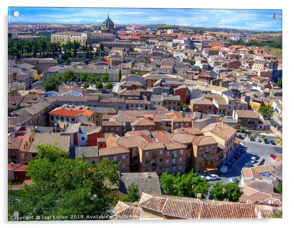  View of Toledo Acrylic by Igor Krylov