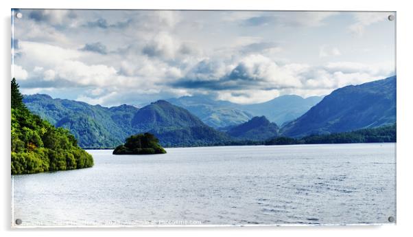 Derwentwater  Acrylic by Barry Henderson Photography