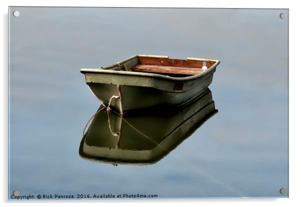 The Boat At Sunny Corner Acrylic by Rick Penrose