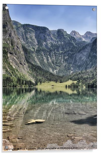 Obersee Blick Acrylic by Rick Penrose