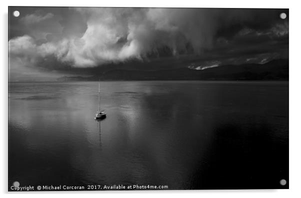 Storm Coming Acrylic by Michael Corcoran