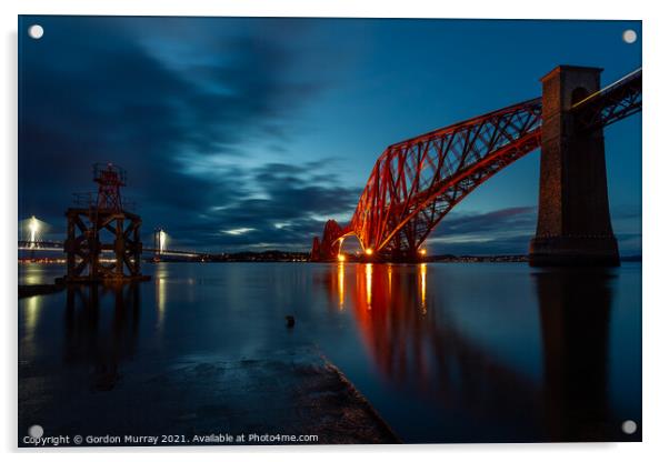 The Forth Bridge Acrylic by Gordon Murray