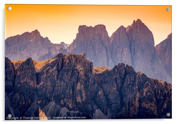 Dolomites Acrylic by Thomas Herzog