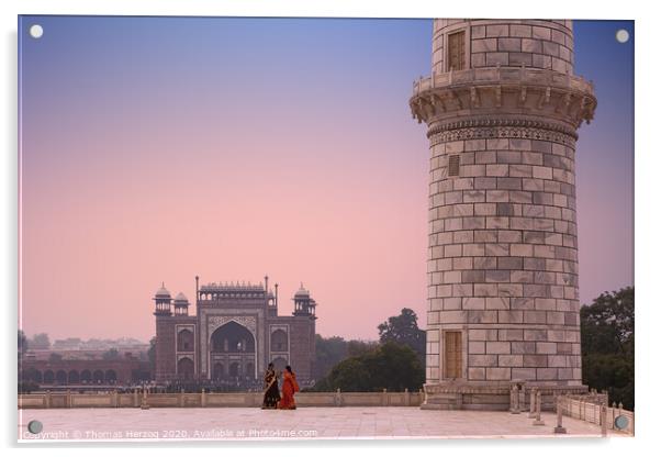 Taj Mahal Acrylic by Thomas Herzog
