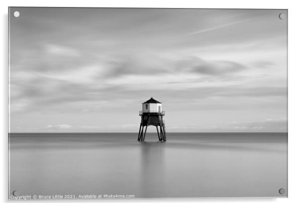 Longer Exposure at Dovercourt Low Lighthouse Acrylic by Bruce Little