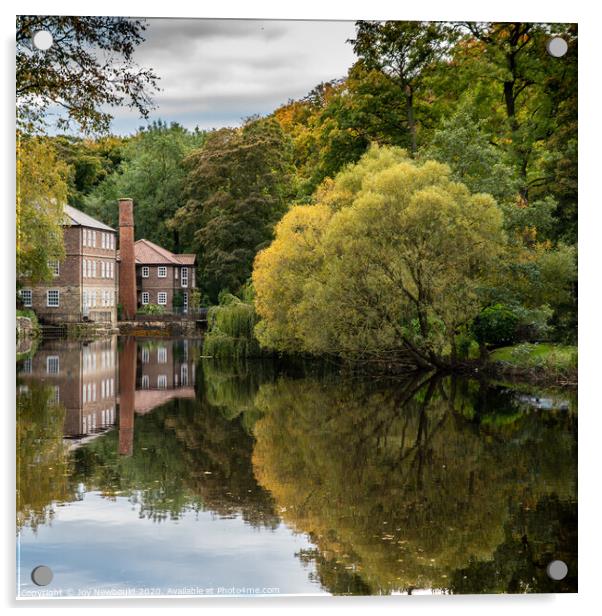 Autumn Reflections  Acrylic by Joy Newbould