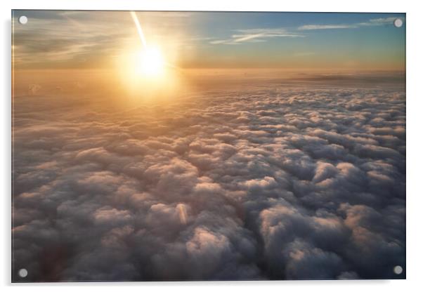 Sky cloud Acrylic by Jim Hughes