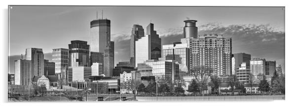Minnepolis, Minnesota skyline Acrylic by Jim Hughes