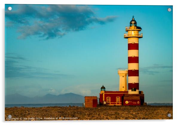  El Faro de Tostón Lighthouse  Acrylic by Joe Dailly