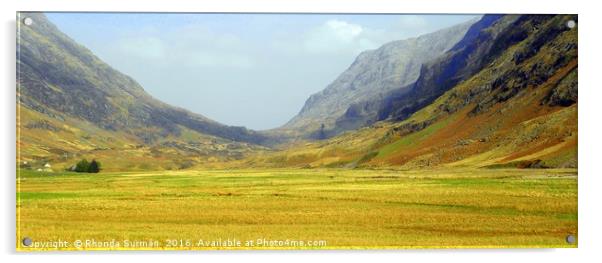 Glencoe Acrylic by Rhonda Surman