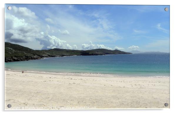 Beach at Huisinish Acrylic by Rhonda Surman