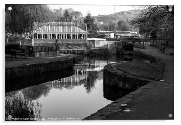 Halifax Branch Canal End Acrylic by Colin Green