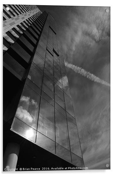 Skyscraper building Acrylic by Brian Pearce