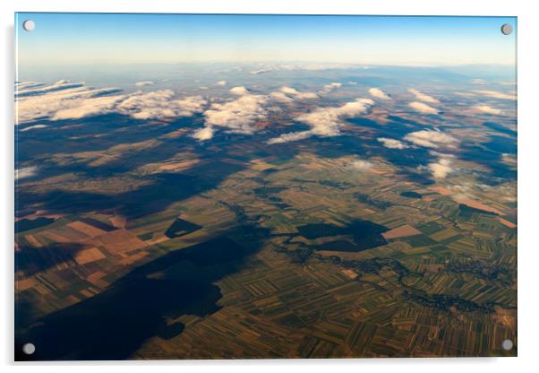 Earth Photo From 10.000m (32.000 feet) Acrylic by Radu Bercan